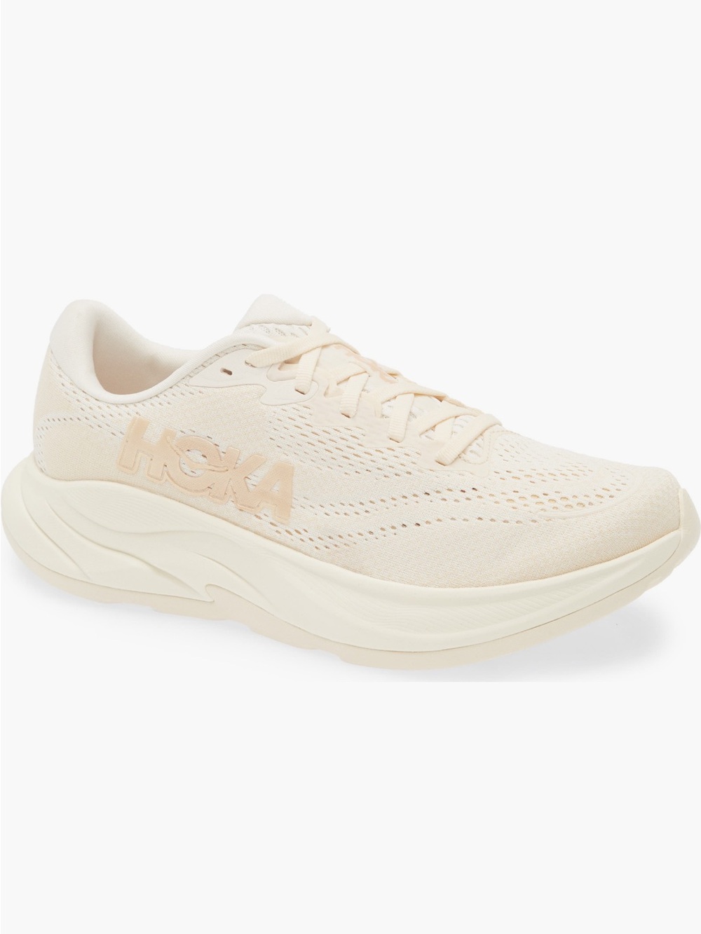Hoka Rincon 4 Running Shoe in Vanilla / Birch
